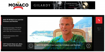 Max in Monaco de Luxe Magazin 